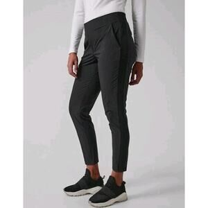 Athleta Black  Brooklyn Mid Rise Ankle Pant 6 Tall #198671 EUC
